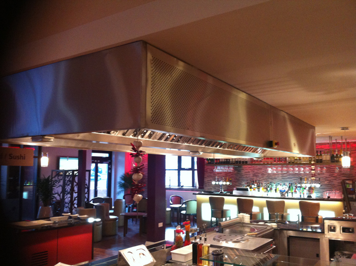 Chef and Spice large kitchen canopy